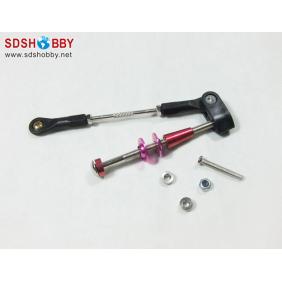 Alu Control Horn Assembly for 50cc plane (Φ3.5 xH68xL90mm)