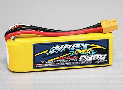 ZIPPY Compact 2200mAh 3S 25C Lipo Pack