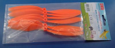 GWS 9x4.7 Counter Rotating Propeller GWEP9047RH - Orange (6pcs)