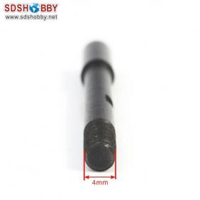 Drive shaft with screw  Length=62mm Dia-A=4mm Dia-B=5.3mm Side=3.5X3.5mm