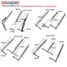 Air Retracts Kit (Φ5.0) with 3pcs Gear Mounts One-way Air-pressure Control