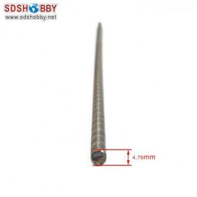 Flexible Axle (Round & Square) in Reverse Dia=φ4.76 Side=3.7X3.7mm Length=300mm for RC Model Boat