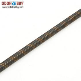 Flexible Axle (Round & Square) in Reverse Dia=φ4.76 Side=3.7X3.7mm Length=300mm for RC Model Boat