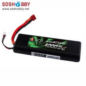 Gens ACE New Design High Quality 4000mAh 30C 2S 7.4V Lipo Battery with T Plug