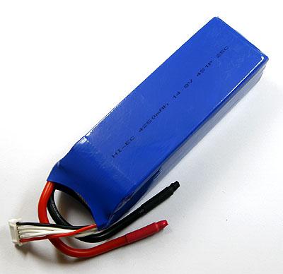 HI-EC 4250mAh / 14.8V 25C LiPoly Battery Pack