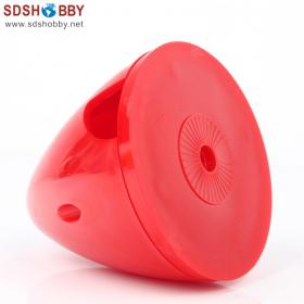 2 Slot Nylon Spinner 2.75in/70mm--Red Color for 2 Blades Propeller