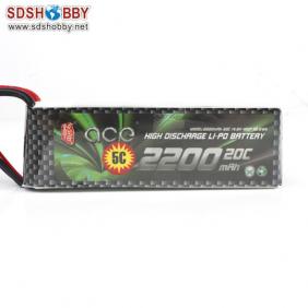 Gens ACE New Design High Quality 2200mAh 20C 4S 14.8V Lipo Battery with T Plug