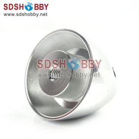 Aluminum Adaptor Spinner for RC Model Airplanes M5 D32 x H30 mm-Silver Color