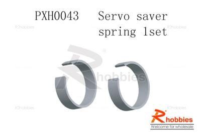 Servo saver spring