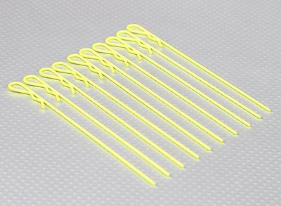 Long Heavy Duty Body Clips (Yellow) (10Pcs)