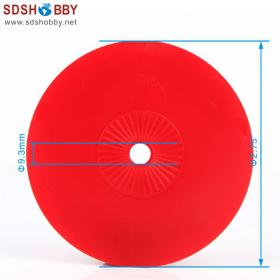 2 Slot Nylon Spinner 2.75in/70mm--Red Color for 2 Blades Propeller