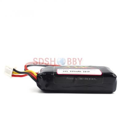 Max Force 20C 900mAh 2-Cell/2S 7.4V Li-Po Batteries for E-Sky LAMA