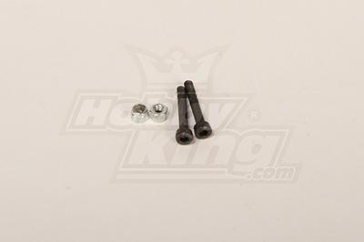 Main Blade Holder Bolt 20x3mm w/ 3mm Lock Nut (2pcs/bag)