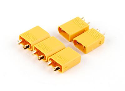 Turnigy XT30 Power Connectors for 30A continuous Applications and Mini's (ESC Side) (5pcs)