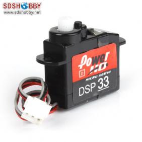 Power HD Micro/Mini Digital 0.35kg/2.9g 20T HD-DSP33 W/ Plastic Gears for F3P/KT3D