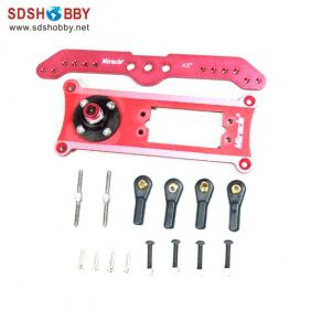 High Quality CNC Metal Servo Rudder Mount Set with 4.5in Double Arm