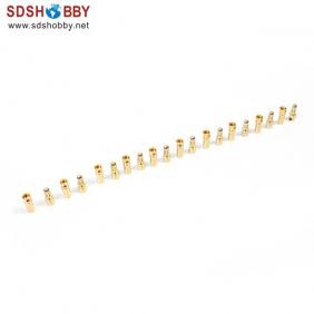 10 Pairs* 3.5mm Gold Coated Banana Connector Set for Battery/ Motor/ESC