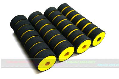 D35xd12xL115mm Landing Skid Sponge Shock Absorbing & Protection Sleeves (4pcs)