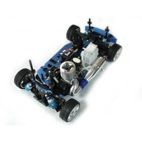 2.4G 1/10 RC Nitro On-road Racing RTR 101480 with 4WD System, Two Wheel Steering