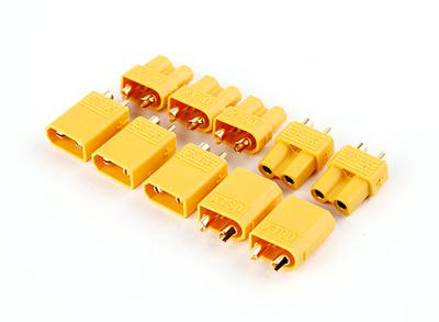 Turnigy XT30 Power Connectors for 30A continuous Applications and Mini's (5pairs)