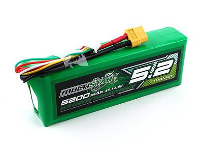 Multistar High Capacity 4S 5200mAh Multi-Rotor Lipo Pack