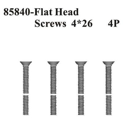 Redcat Racing Countersunk Hex. Screws 4 26 4pcs RED85840