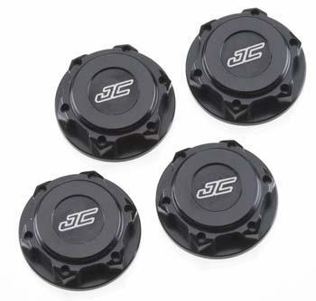 JConcepts 1/8 Illuzion17mmWhlNut,LTWT,/Blk JCI2074