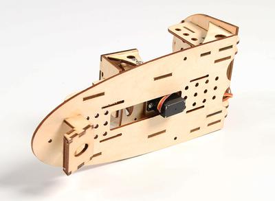 Pan And Tilt Cockpit with 360deg Moving Base For Camouflage PC FPV Plane With Servos