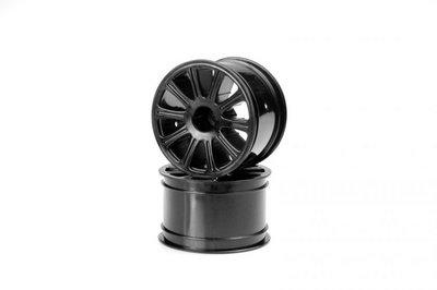 JConcepts Rulux 1/16 E-Revo Wheel 2.2" Black (2) JCI3333B