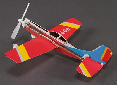 Rubber Band Powered Freeflight S.312 Tucano 286mm Span