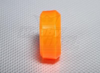 1:10 Scale Hard Plastic Drift Tire Set Neon Orange RC Car 26mm (4pcs/set)