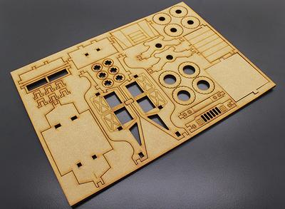 Military Truck Laser Cut Wood Model (KIT)