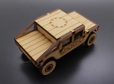 Military Truck Laser Cut Wood Model (KIT)