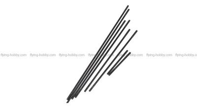 OUTRAGE Control Linkage Rod Set 120 CCPM - Fusion 50