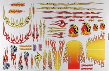 Traxxas Decal Sheet Flames TRA3913X