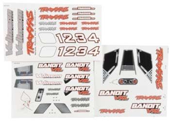 Traxxas Decal Sheets Bandit VXL TRA2413R