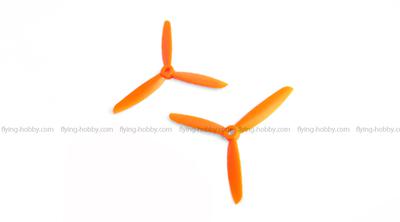 Multi Flyer 3 Blades Prop 8 inch - Orange