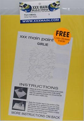 XXX Main Racing Girlie Paint Mask XXXM043L