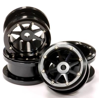 Integy Alloy 8-Spoke Beadlock Wheel Wraith (4) INTC24176BLACK