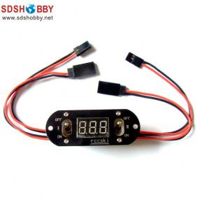 2 in 1 Twin Switch/ Dual Switch with Digital Voltage Display