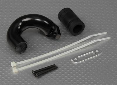 15mm Exhust Header (Black)