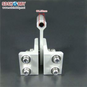 Shaft Bracket with Length-B=50mm Dia.=6.35, Height=65mm