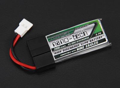 Turnigy nano-tech 300mah 1S 45~90C Lipo Pack (Fits Nine Eagles Solo-Pro 100)