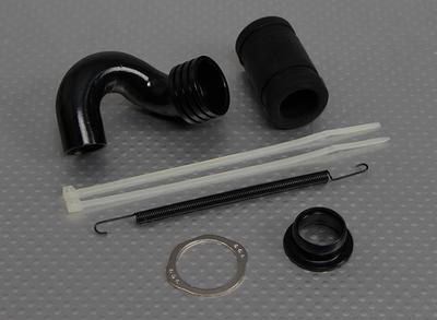 15mm Exhust Header (Black)