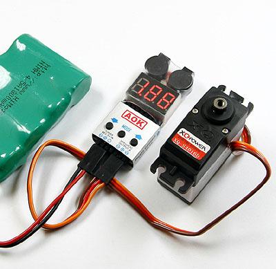 Multimeter (ESC tester/ Servo Tester/ PPM signal/ Temperature) 4-in-1 Accessory for Battery Checker LBVTBA