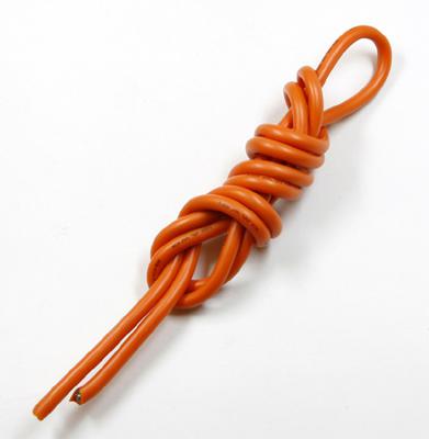 Silicone Wire 12 Gauge 1 Meter - Orange