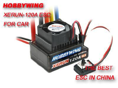 Xerun-120A Brushless ESC for 1/10 Car