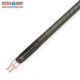 Flexible Axle (Round & Square) Positive Dia. =φ6.35 Side=5X5mm Length=300mm for RC Model Boat