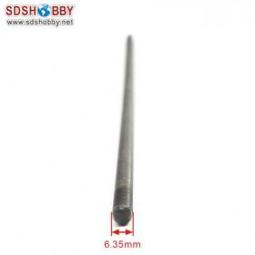 Flexible Axle (Round & Square) Positive Dia. =φ6.35 Side=5X5mm Length=300mm for RC Model Boat