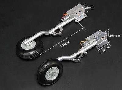 Turnigy Full Metal Servoless 90 Degree Retracts with 134mm Oleo Legs (2pcs)